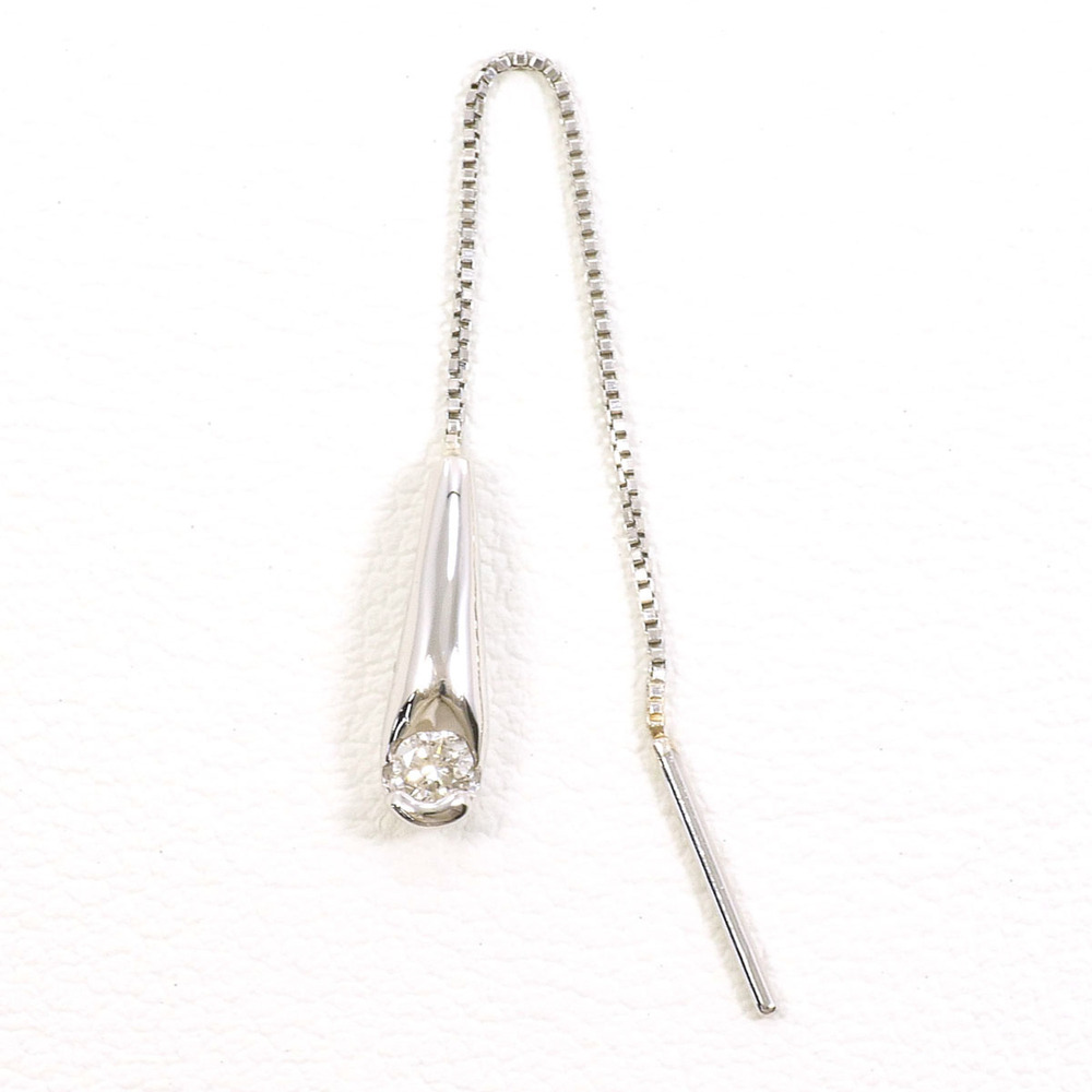 VINTAGE Silver Diamond Earrings